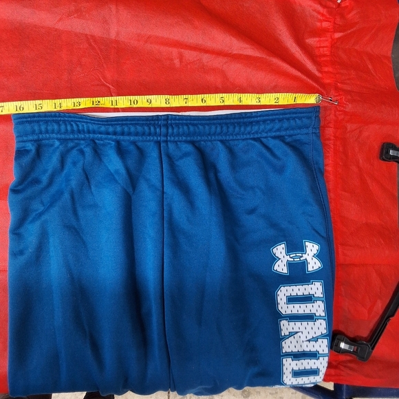 Under Armour Blue Track Pants with Elastic Cuffs - Picture 11 of 15